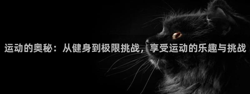 vsport体育官方正版app开户：运动的奥秘：从健